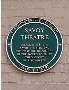 First full building to have electricity 