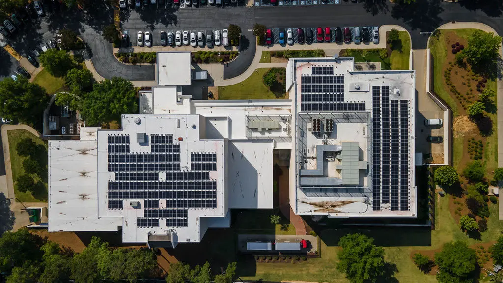 Commercial Solar Installation on Facility Rooftop