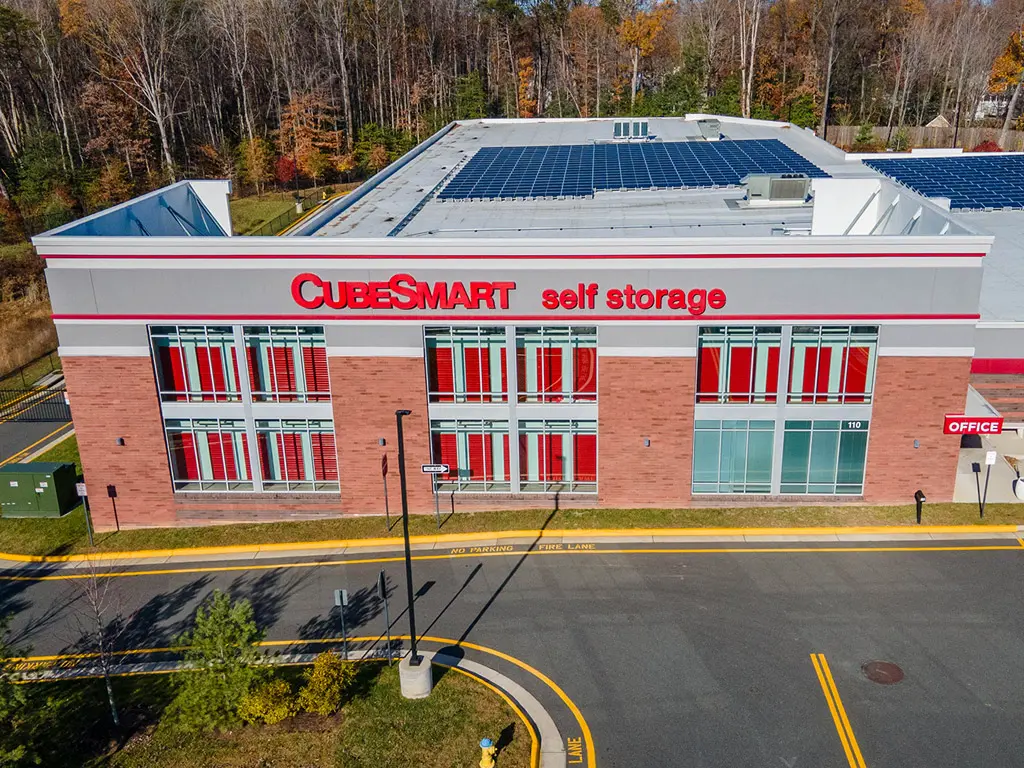 Colite Technologies Commercial Solar Installation at CubeSmart in Virgina.