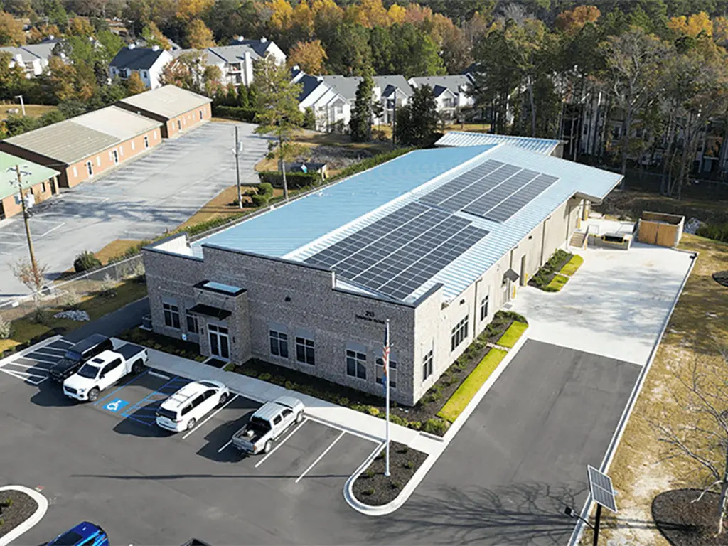 Colite Technologies solar array on CubeSmart Self Storage facility