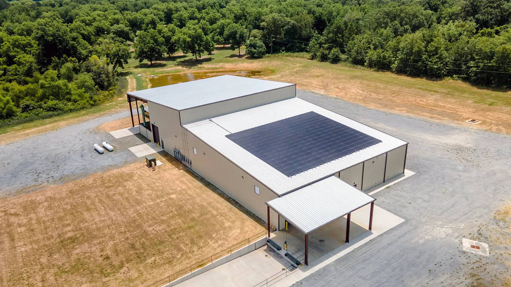 Rooftop Solar Installation on Three Farms Pecans with REAP grant