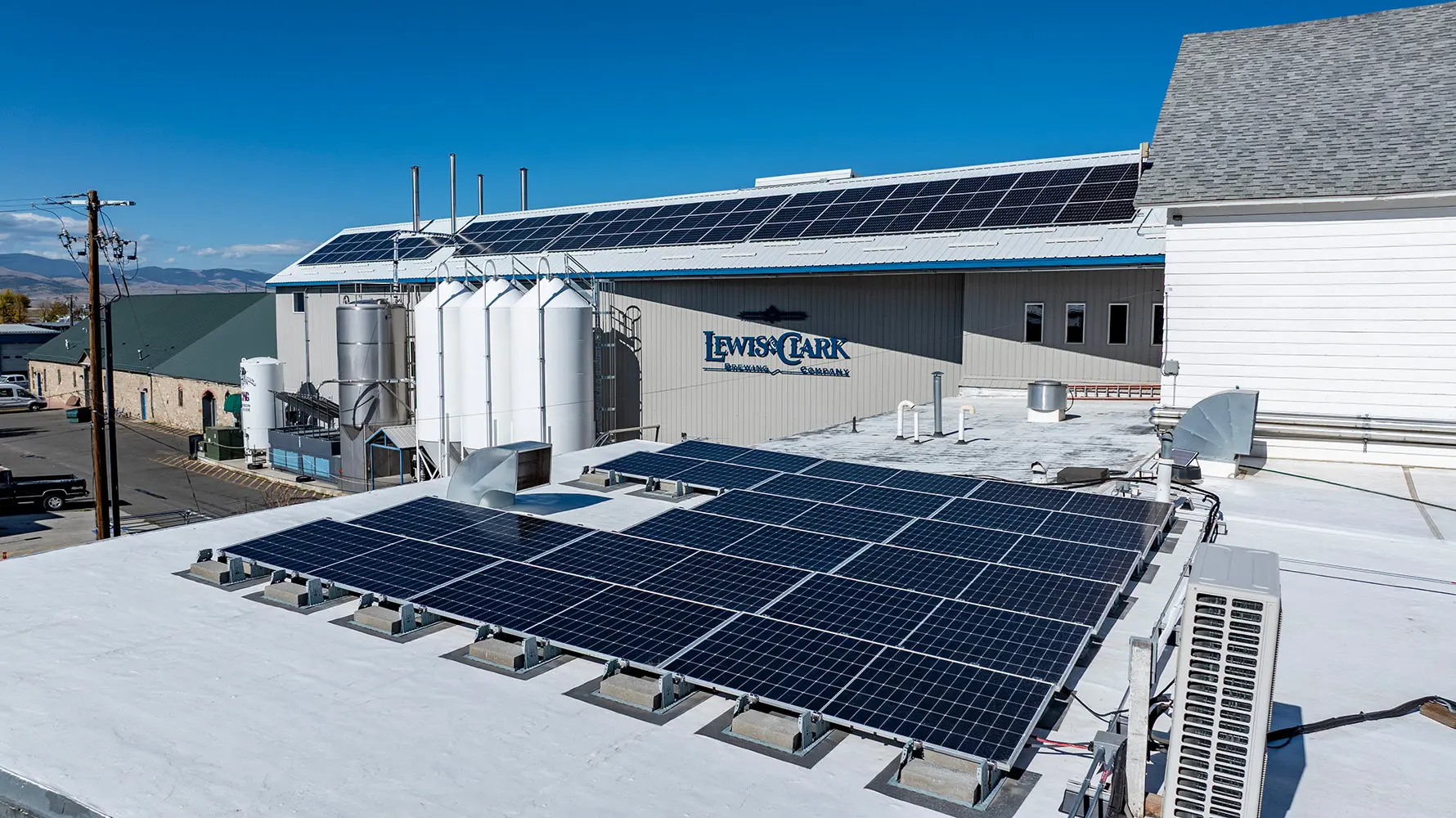 Commercial Solar Installation on Facility Rooftop