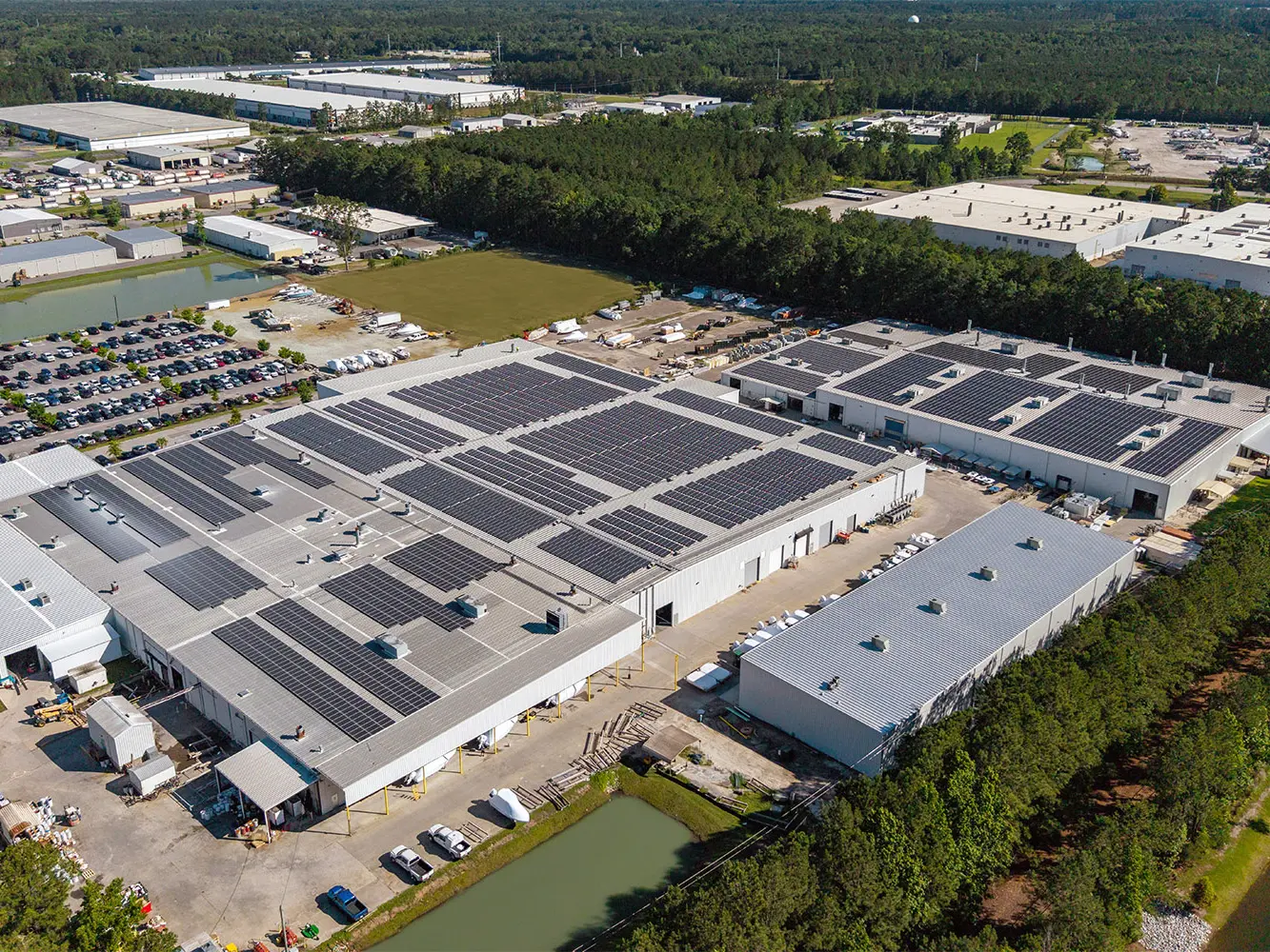 Solar canopy on Culver's Restaurant - one of Colite Technologies' Georgia solar projects