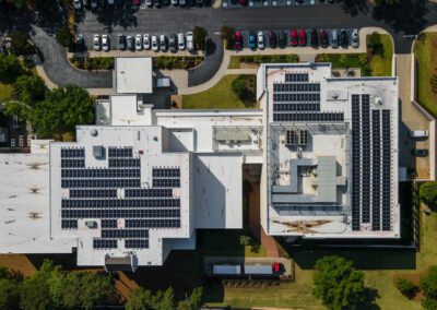 Commercial Solar Installation on Facility Rooftop