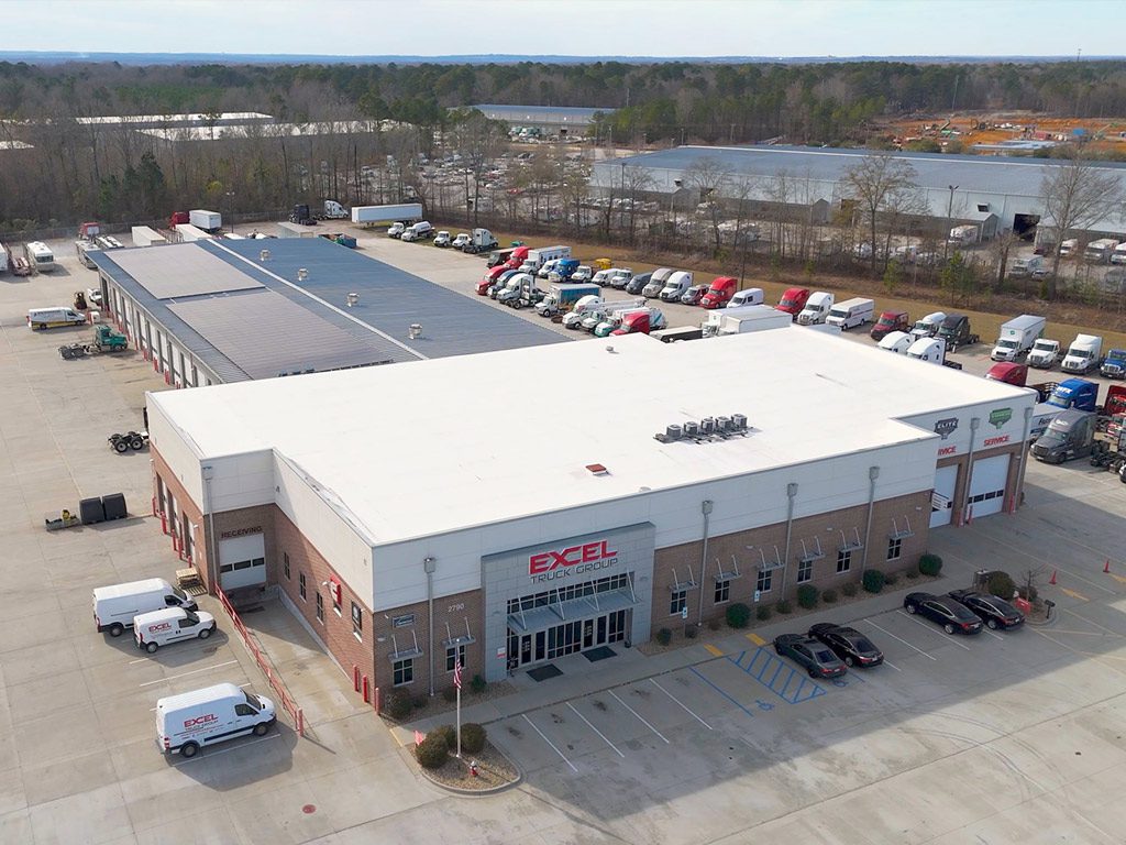 Colite Technologies Solar array on Excel Truck Group facility